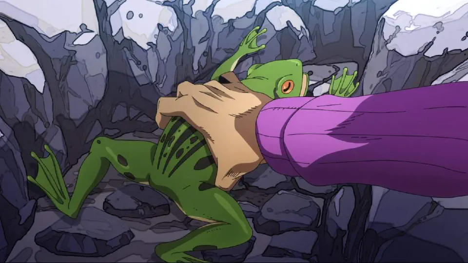 A Frog to me screams Girono Giovanna